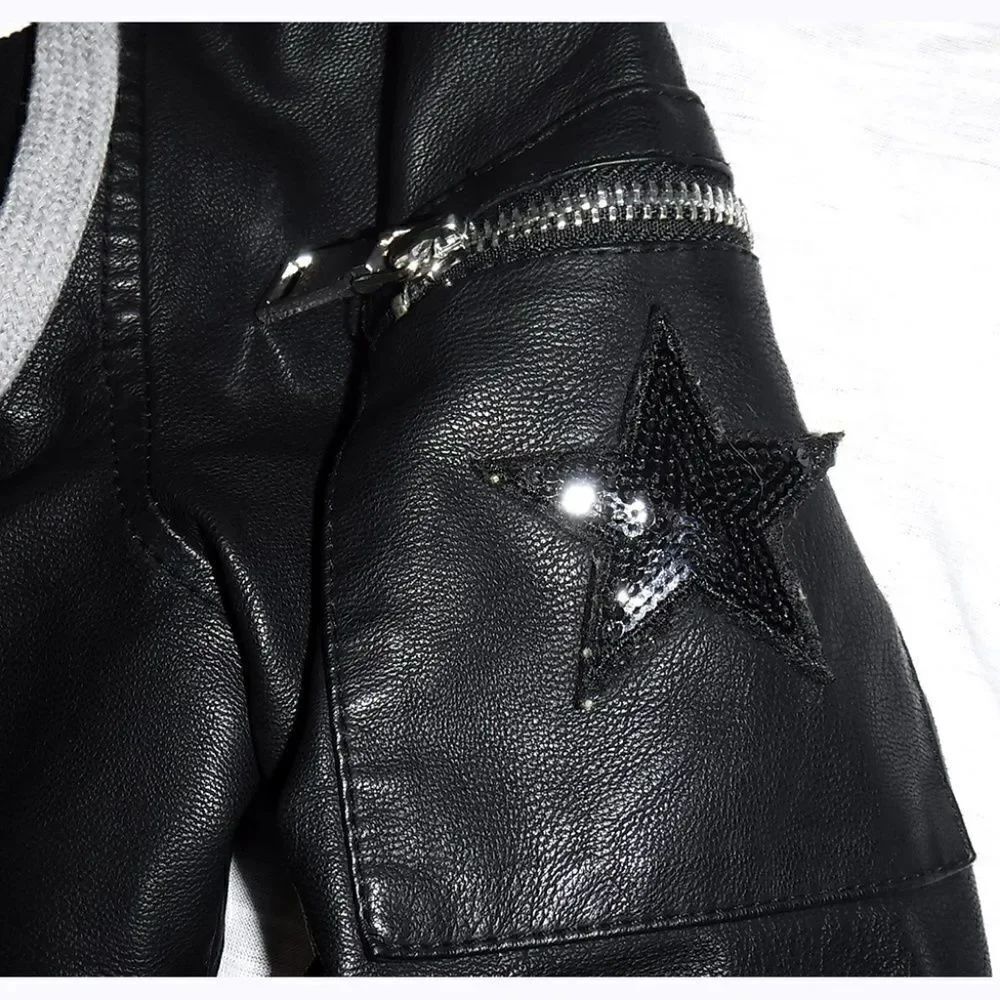 Madden black sequin star puffy jacket - Picture 4 of 4